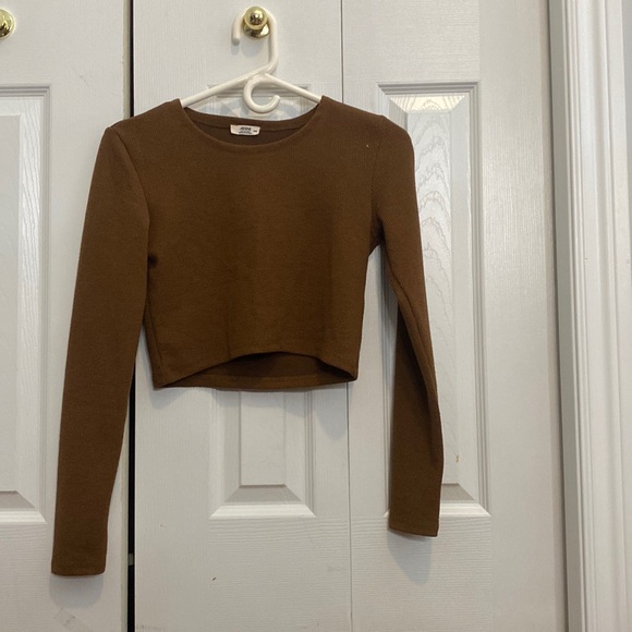 Ardene brown long sleeve shirt - Picture 1 of 1